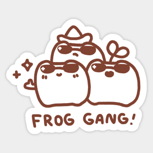 frog gang Sticker